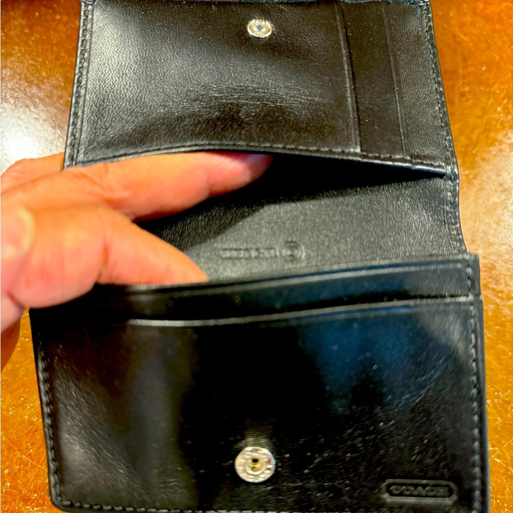 Coach wallet pouch